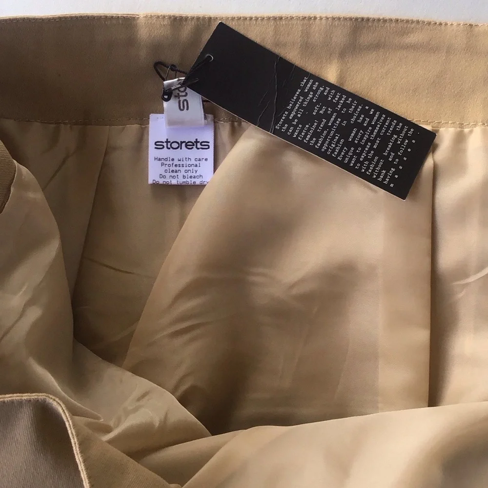 Storets Cora cargo mini skirt Beige Belted Skirt